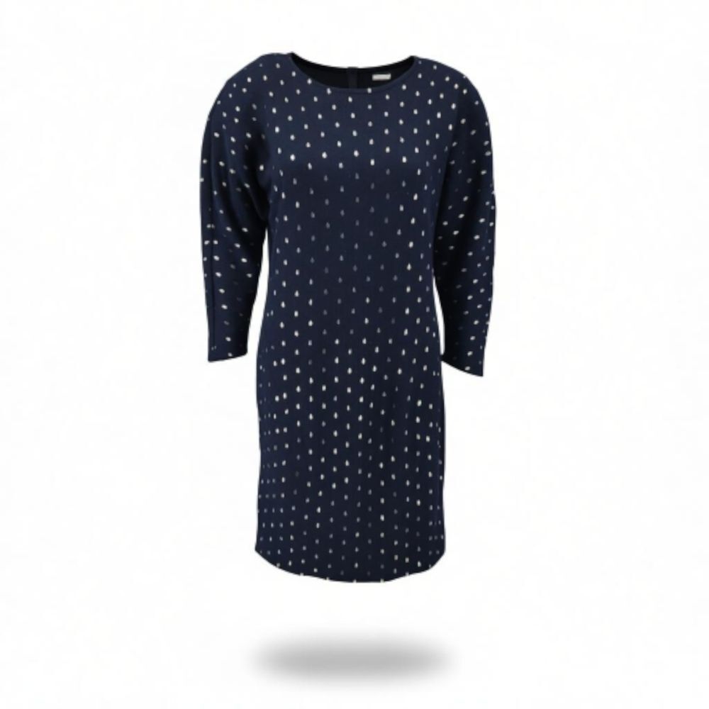 Gentry Portofino 80s Italian Wool Angora Luxury Sweater Dress Puffed Sleeves